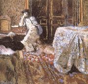 Edouard Vuillard Kimono Ma Seer France oil painting artist